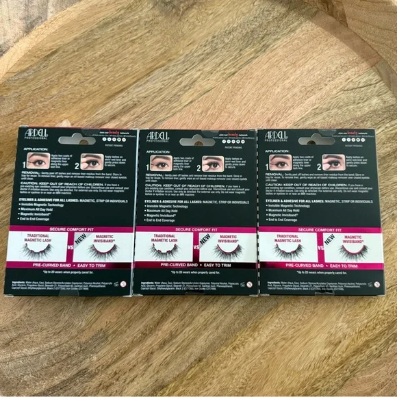 Three Boxes of Ardell Professional Faux Mink Megahold Magnetic Liner & Lash Kit - Picture 3 of 4